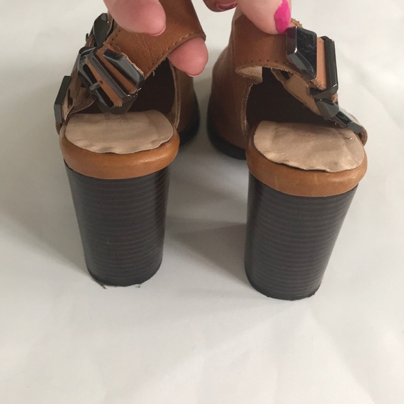 Tan Leather Mules - Picture 5 of 6